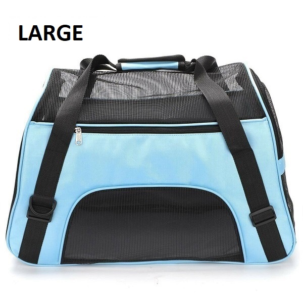 Large Pet Carrier Bag AVC Portable Soft Fabric Folding Dog Cat Puppy Travel
